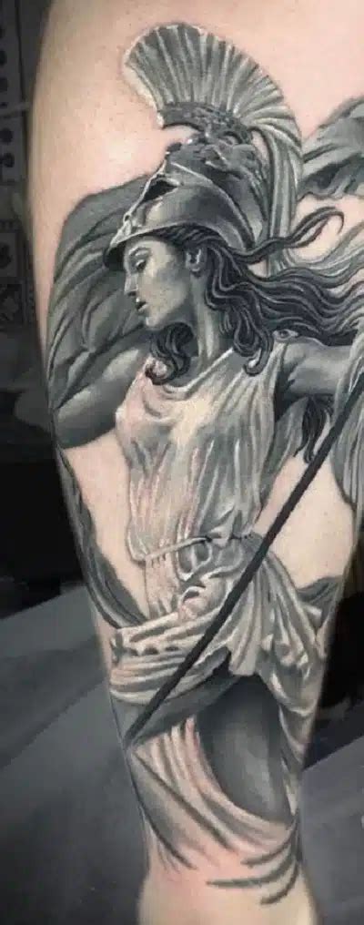 tatuajes de la diosa atenea|Tatuajes de dioses mitológicos griegos y sus。